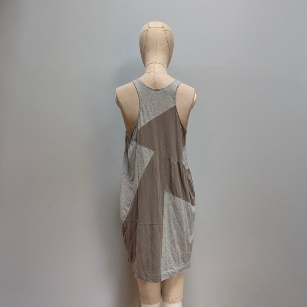 Marc by Marc Jacobs Brown Gray Patchwork Tank Dre… - image 3